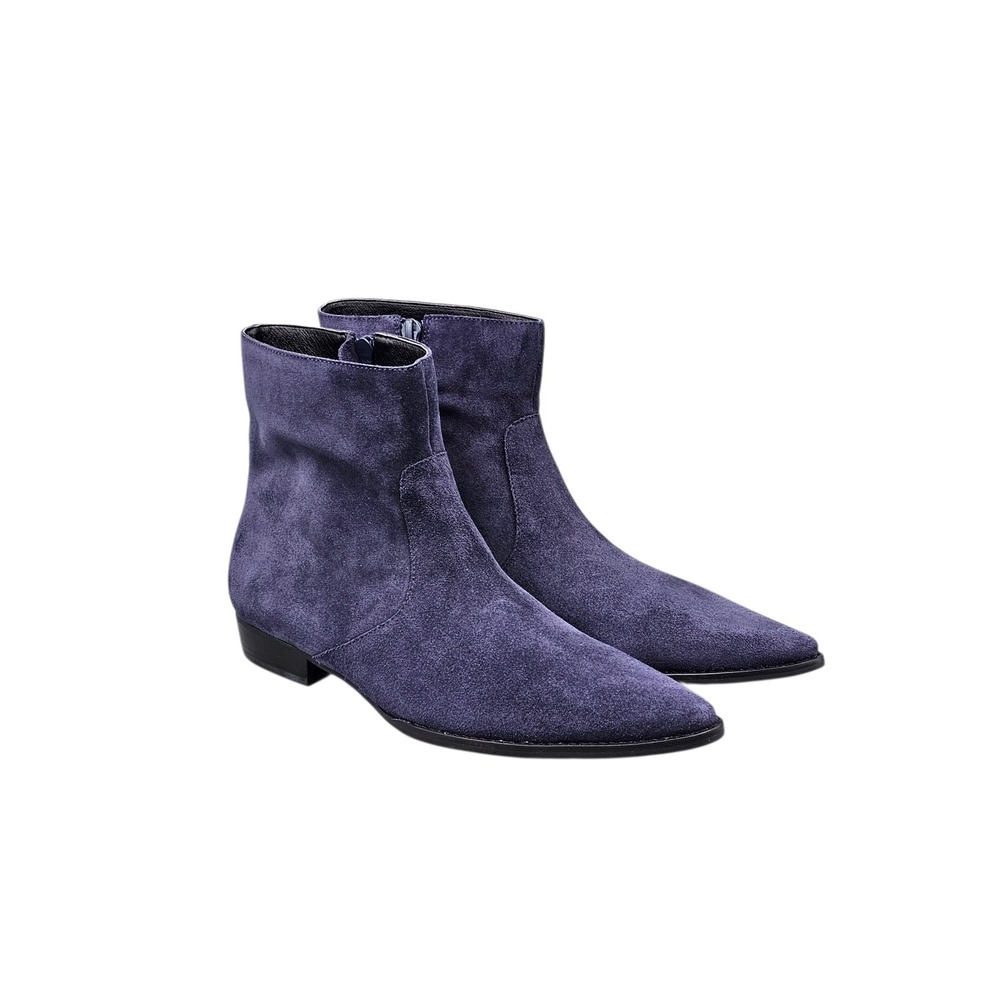 Matisse Women's Size 7.5 M US NWOB Bliss Blue Suede Leather Pointed Toe Booties
